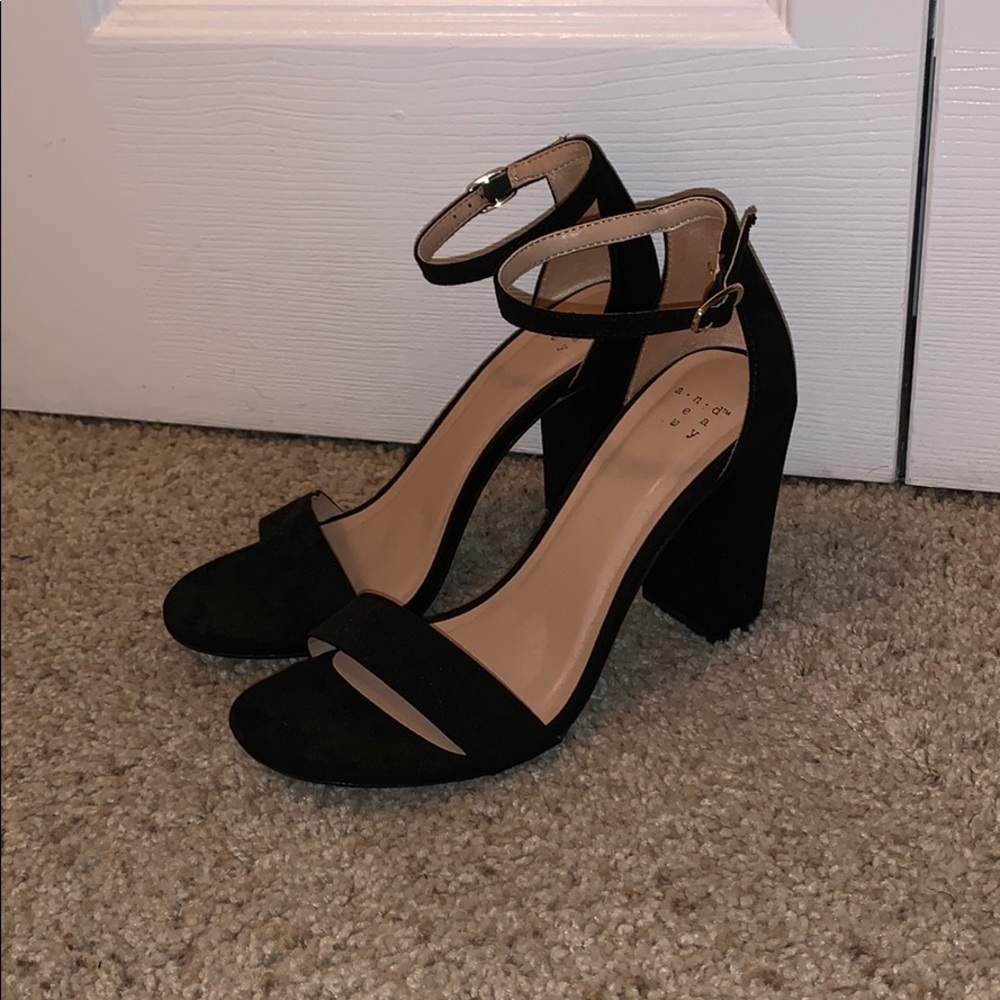 Black heels